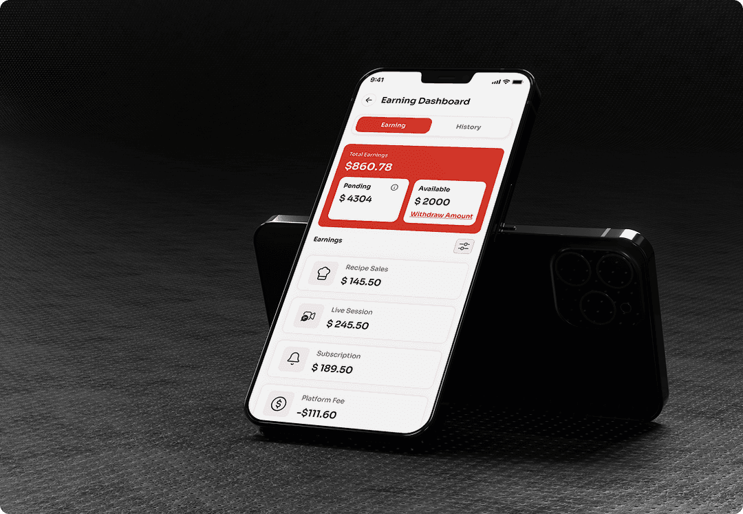 Cooksbook Mobile App — app preview