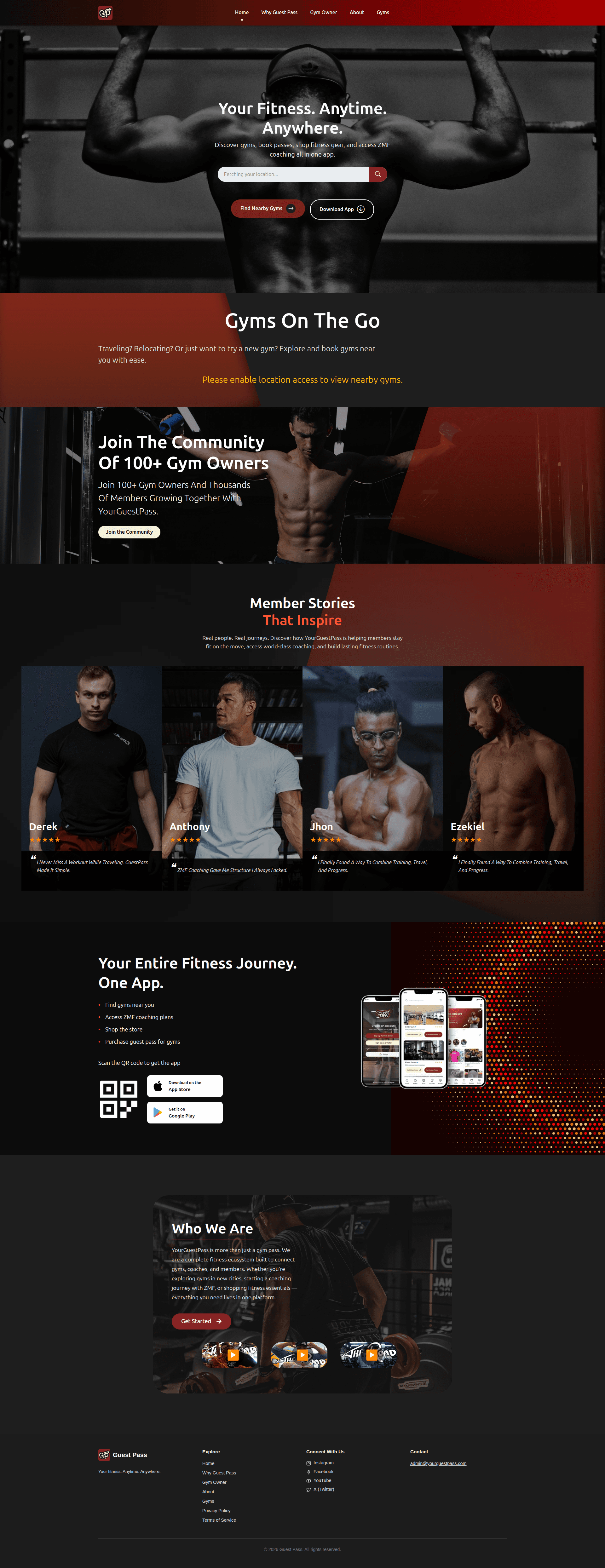 Guest Pass — homepage