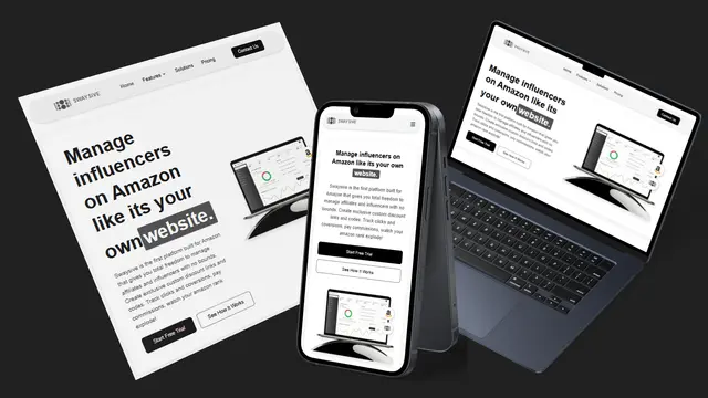 Swaysive: Influencer & Affiliate Management — homepage